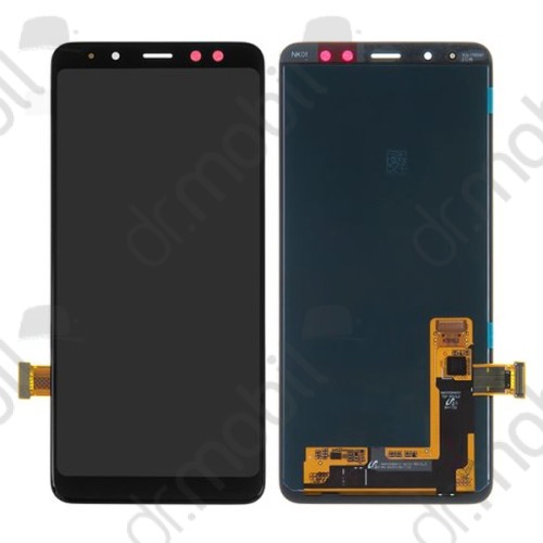 Kijelző LCD érintő Samsung Galaxy A8 (2018) SM-A530F fekete GH9721406A 